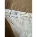 Theory  Low-Rise Beige Cotton Twill Flare Leg Pants w/ Pockets sz 12 Photo 4