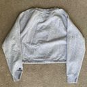 Champion  Heather Grey Cropped Crewneck Sweatshirt Size M Photo 1