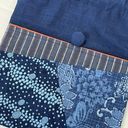 Handmade Denim Patchwork Pouch NWOT Blue Photo 3