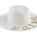 Mud Pie BRIDE FEDORA WHITE Photo 1