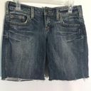 Silver Jeans  Brand Raw Edge Denim Shorts Photo 0