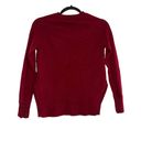 J Brand  Cashmere Crewneck Hi-Low Burgundy Sweater XS Photo 2