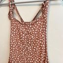 Aerie  Romper Brown & White Spotted Shorts Romper Size: Extra Large (XL) Photo 2