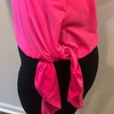 Tyr. Dual Adjustable Side Tie Tank Top Bright Hot Pink S SM Small Quick Dry Tunic Photo 3