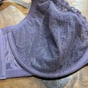 Lane Bryant Layered Lightly Lined French Balconette Bra Purple Size 42DD Photo 5