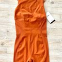 Nike New  Yoga Dri-Fit Luxe 5" Jumpsuit | Dark‎ Russet Orange Size M Photo 0