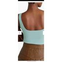 Vince  teal Scoop Neck Wide Straps Solid Color Tank Top Size XL B55 Photo 2