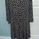 Julian Taylor  New York polka dot bell sleeve keyhole dress size 12 Photo 7