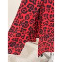 Abound  Women's Red Black Animal Print Flare Midi Skirt Size S Photo 3