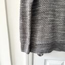 prAna  Abelle Grey Colorblock Cotton Open Knit Turtleneck Tunit Sweater Medium Photo 24