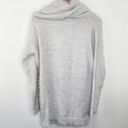 Reserved  Gray Cowl Neck Long Sleeve Eyelash Knit Sweater Women's Size Medium M Photo 5