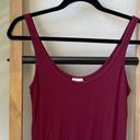 Full Tilt Essentials Pac Sun Burgundy Scoop Neck Basic Tank Top Photo 1