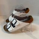 Birkenstock Arizona White Leather Sandals Size US 9 EU 40 Photo 2