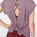 Lululemon Box It Out Short Sleeve Heathered Oxblood Photo 1