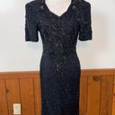 Scala Stunning Vintage  Silk Beaded Formal Dress! Photo 0