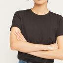 Everlane  The Organic Cotton Crew black soft tee shirt Size XXS NWT Photo 1