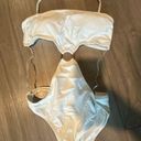 One Piece Brand new all white  bathing suit size extra small Photo 0