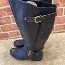 Naturalizer  Johanna Wide Calf Black leather Tall Knee High Riding boots size 7 Photo 5