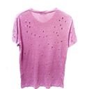 IRO  clay distressed holes tee shirt casual basic Photo 3