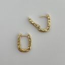 Gold Plated Small Hoop Earrings Photo 2