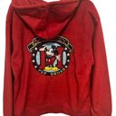 Disney  Mickey Mouse Fleece Zip Hoodie Pep Squad Embroidered Jacket size Xl Photo 3