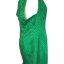 Tracy Reese PLENTY by  Emerald Green Sheath Dress Size 12 Laser Cut Knee Length Photo 4