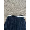 Brandy Melville  John Galt Velour Velvet Anastasia Wide Leg Sweatpants Navy OS Photo 7