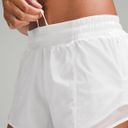 Lululemon White Hotty Hot Shorts 4” Photo 2