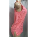 The Loft "" CORAL & WHITE STRIPED FRONT LIGHTWEIGHT TANK SHIRT TOP BLOUSE SIZE: M NWT Photo 1