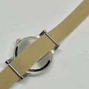 American Eagle  women’s watch 23mm silver tone dial white leather band running Photo 4