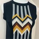 Missoni  x Target Classic Black Chevron Print Sleeveless Sweater Dress S Photo 3