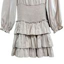 idem Ditto  Tiered Mini Dress Womens S Satin Romantic Babydoll Princess Whimsical Photo 5