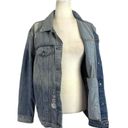 Rails  Knox Denim Trucker Jacket Women Size Large Vintage Wash Distressed Cotton Photo 9