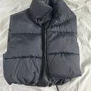 Cropped Sleeveless Puffer Jacket Black Photo 0