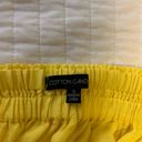 Yellow peplum top! Size small! Photo 1