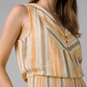 prAna NWT  California Dreaming Dress Golden Hour Stripe Small 100% Organic cotton Photo 3