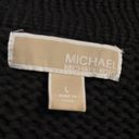 Michael Kors Chunky Knit Dolman Sleeve Toggle Poncho Photo 6