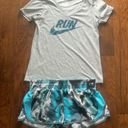 Nike  dri-fit set shirt size M and shorts size L Photo 0