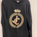 Juicy Couture bedazzled sweatshirt pull over sweater size large Photo 0