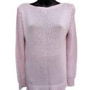 Calvin Klein SPRING BARBIE  Ribbed Knit Pullover Sweater Pink Women’s S Zipper Photo 0