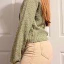 Dip Green Button up Sweater Size M Photo 3