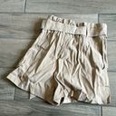 Dynamite  almond tan milanda paper bag waist shorts Photo 3