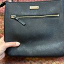 Kate Spade  LEATHER CROSSBODY FILE BAG BLACK LEATHER GOLD HARDWARE Photo 3