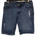 Bermuda South Pole Distressed  Denim Jean Shorts size 7 Photo 0