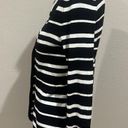 United States Sweaters  black and white striped button up cardigan Photo 3