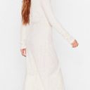 Nasty Gal Knit Button Down Midi Dress Photo 1