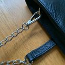 DKNY   authentic black leather chain clutch purse bag, Medium. Photo 2