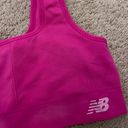 New Balance Pink Sports Bra Photo 2