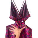 House of Harlow Revolve Cutout Maxi Dress Pink Purple Orange Green Size M Medium Photo 5