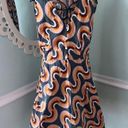 Modcloth  “Mod Well” Rainbow sleeveless midi dress Sz  6 Swirl Photo 0